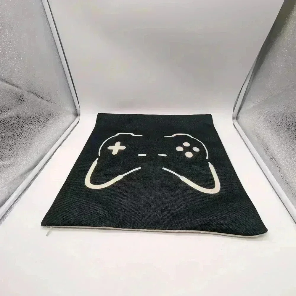 Game Controller 18x18in pair of throw pillow covers.